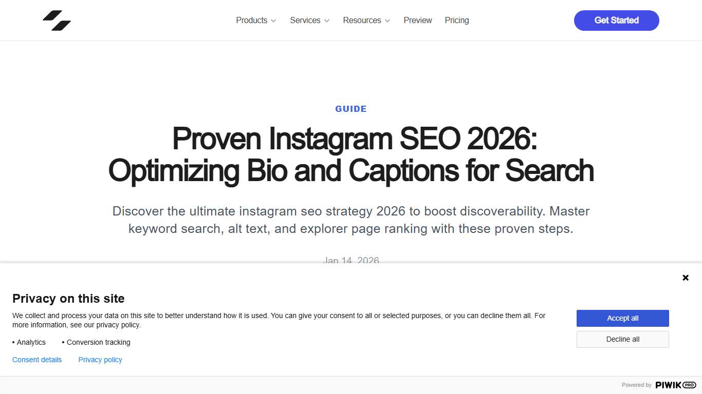 Proven Instagram SEO 2026: Optimizing Bio and Captions for Search